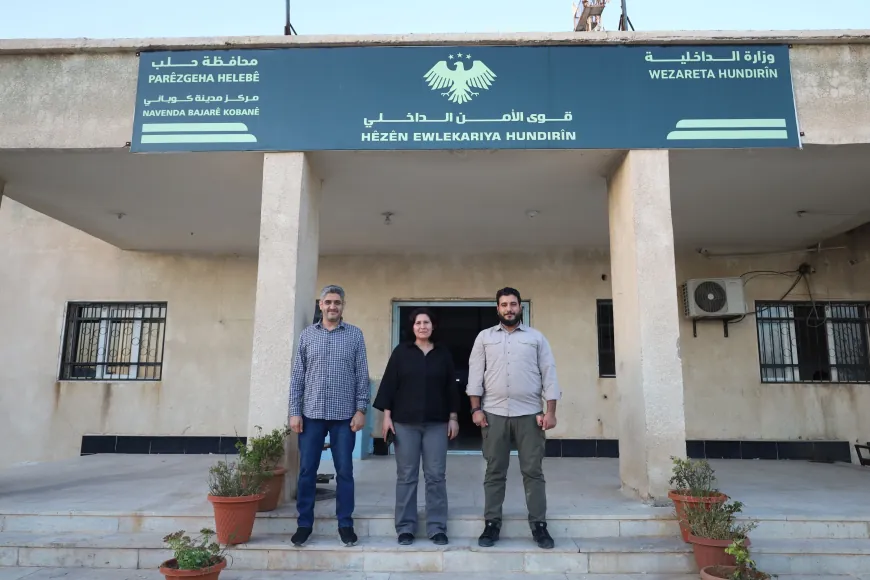 Two women appointed to head security departments in Kobanê