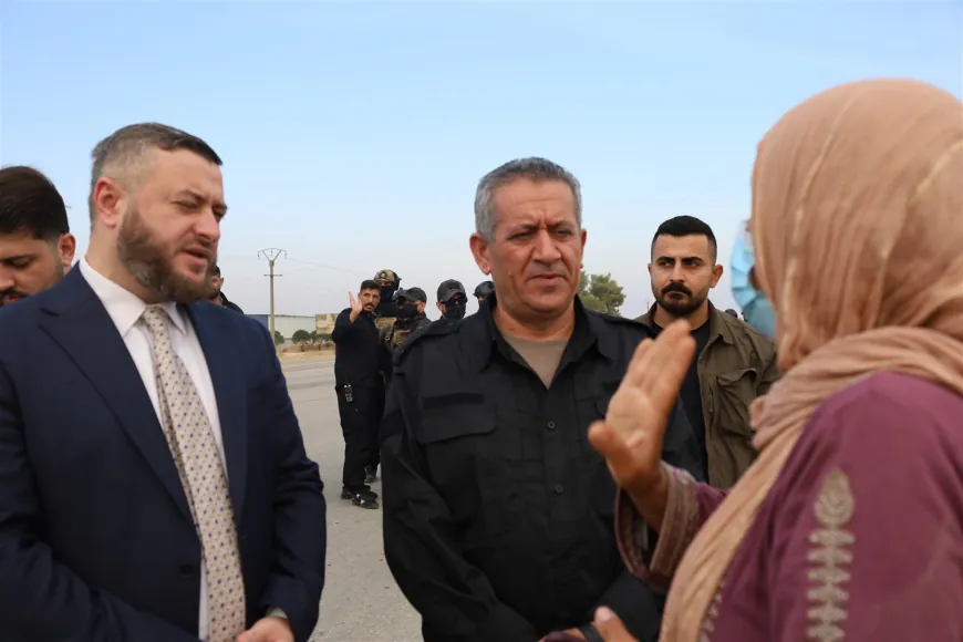Fifth convoy of displaced people from Serêkaniyê, Tel Tamr and Zirgan returned to their areas 