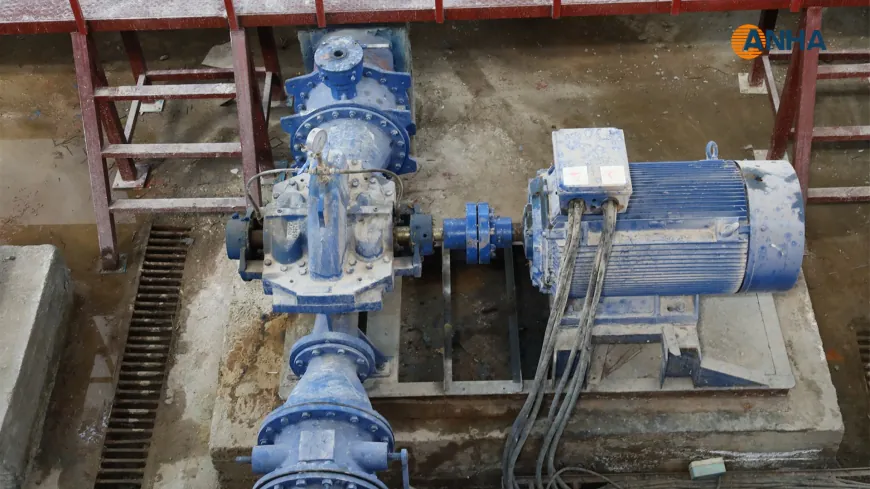 Maintenance work underway at Allouk Water Station