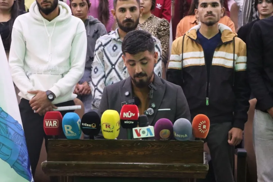 Students at University of Kobani demand preservation of university’s independence