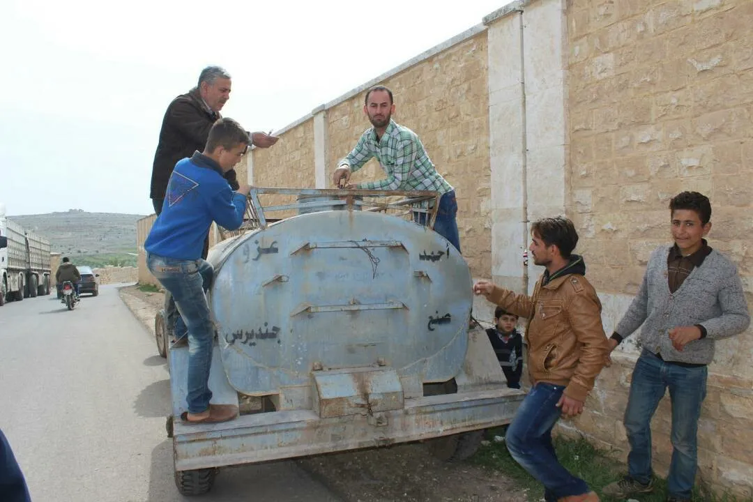Tanque de agua convertido en refugio, historia de resistencia y esperanza de regresar a Afrin