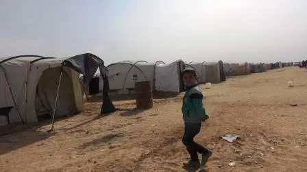 El campamento de Abo Khashab sufre de condiciones deplorables y las organizaciones no se mueven