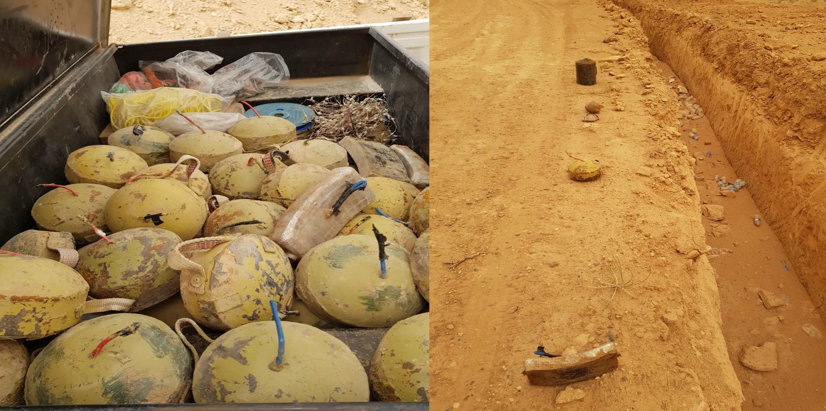 SDF neutralizó 32 minas de IS