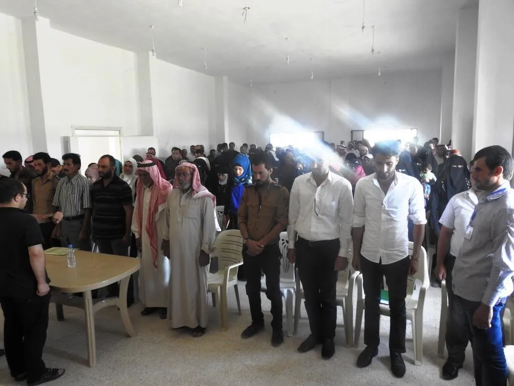 Pueblo de Al-Raqqa conmemoró la revolución del 19 de julio