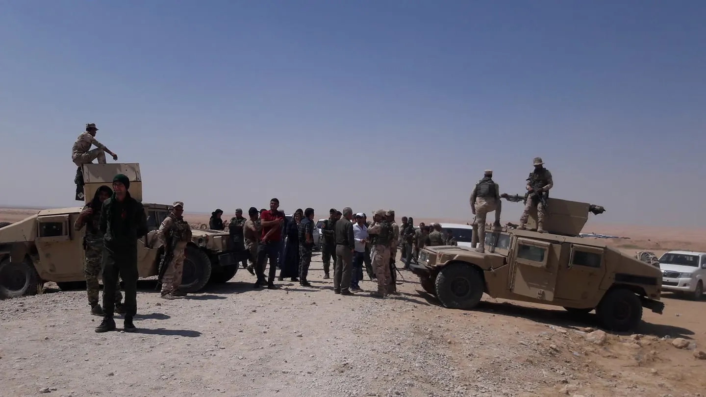 Fuerzas iraquíes evitan que las personas del norte de Siria lleguen a Şêngal