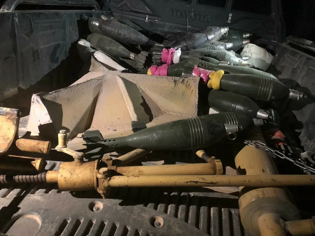 SDF incautó cantidades de armas
