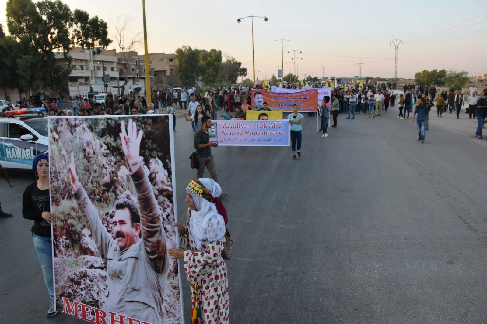 Miles exigieron la libertad de Ocalan en el Día Mundial de la Paz