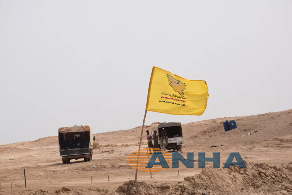 Corresponsal de ANHA monitorea las batallas del frente de Bagouz al-Fawkani