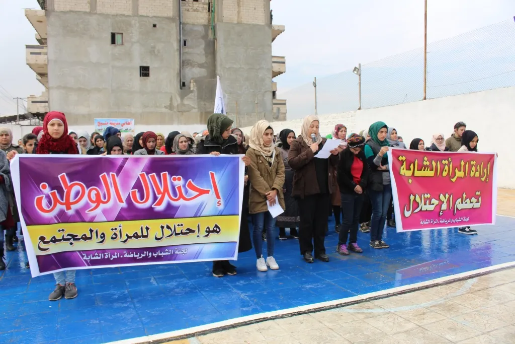 Protesta contra los ataques turcos en el norte de Siria
