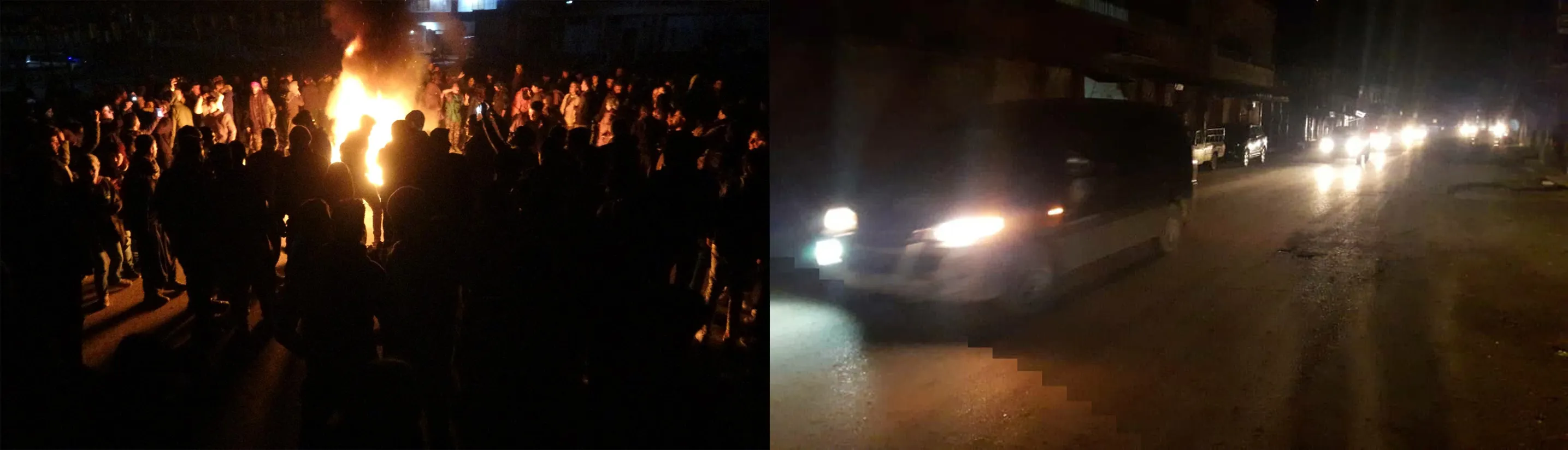 Áreas de Rojava celebrando encuentro con Ocalan.