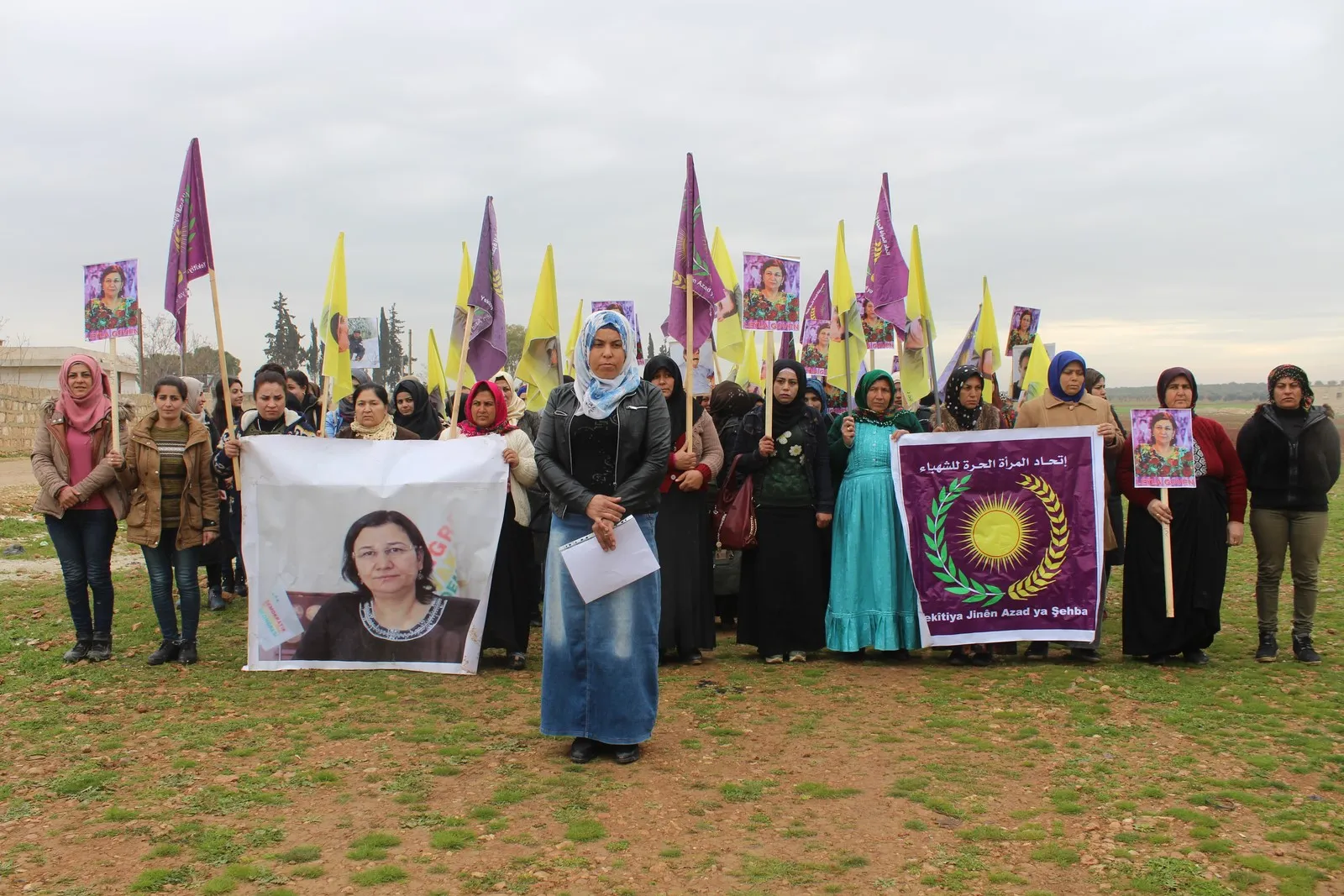 Mujeres de Al-Shahba apoyan la resistencia de Leyla Guven y piden que se levante el aislamiento de Ocalan