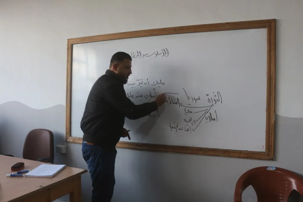 Directores de escuela en Manbij reciben un curso de capacitación