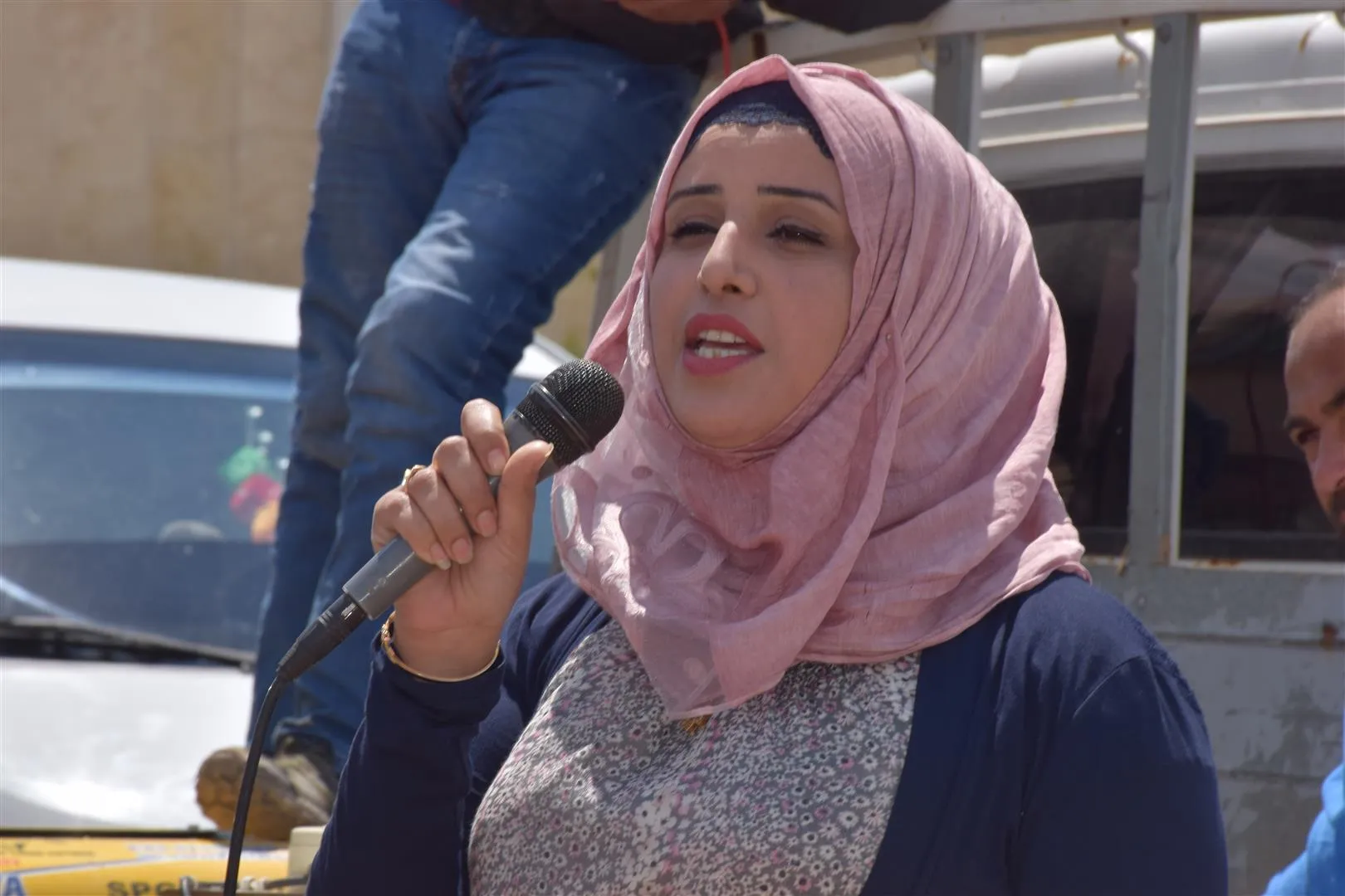 Pueblo de al-Hasakah se manifestó en solidaridad con los huelguistas de hambre