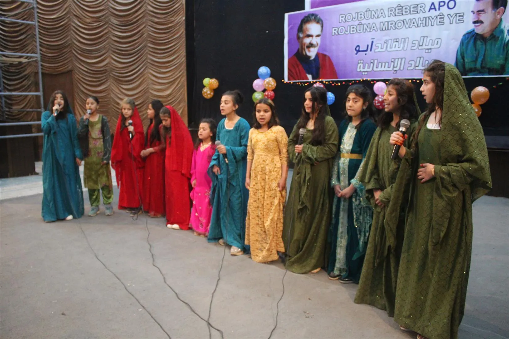 Diversas celebraciones y eventos en Norte y Este de Siria en el cumpleaños de Ocalan