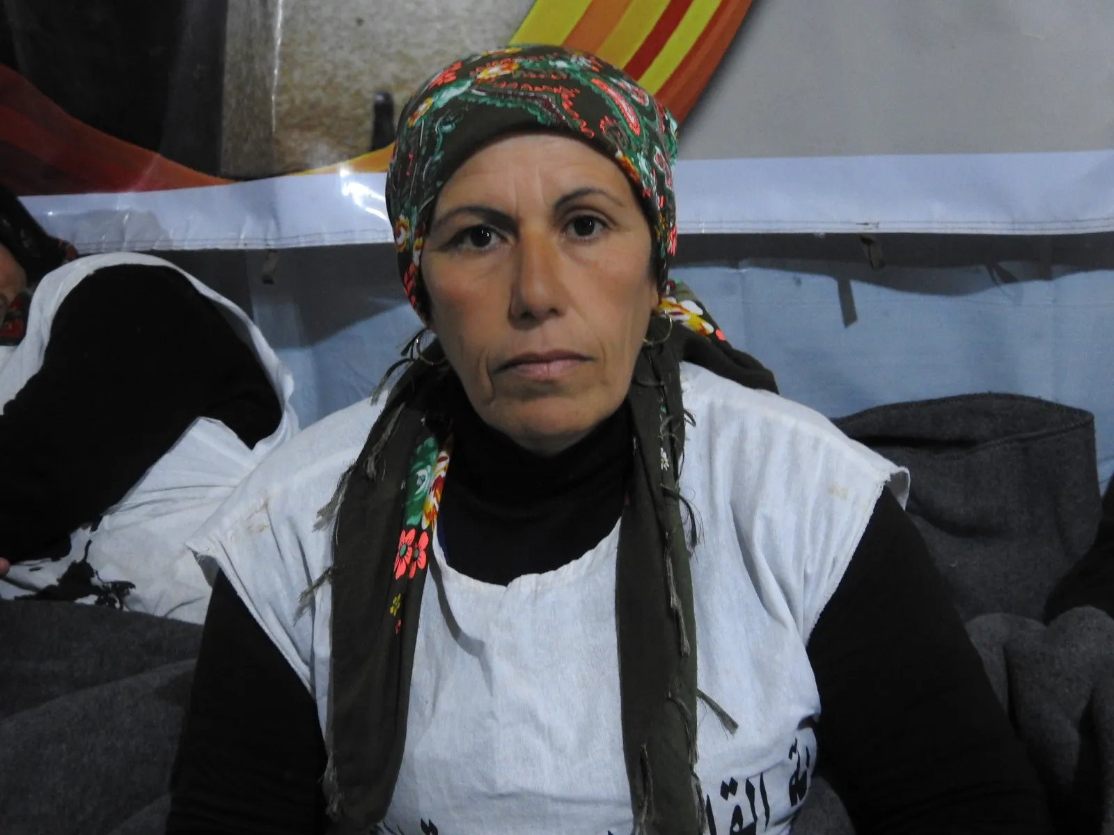 ¿Cómo pasan las mujeres de Afrin las noches bajo la carpa?