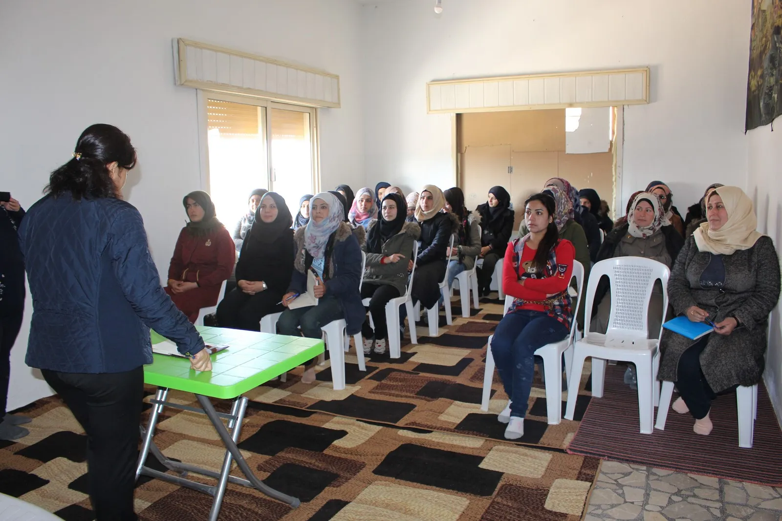 Mujeres de Al-Shahba dieron el primer paso hacia la organización