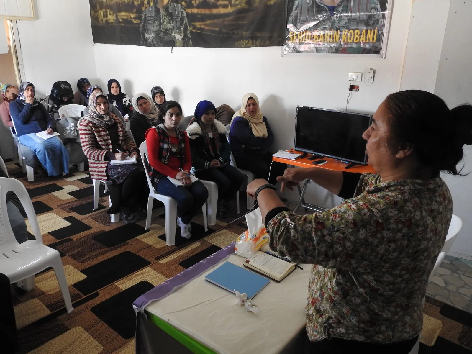 Mujeres de Al-Shahba dieron el primer paso hacia la organización