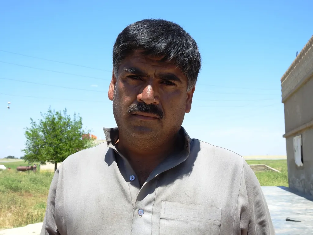 Agricultores de Girê Spî temen cosechar sus cultivos cerca de la frontera