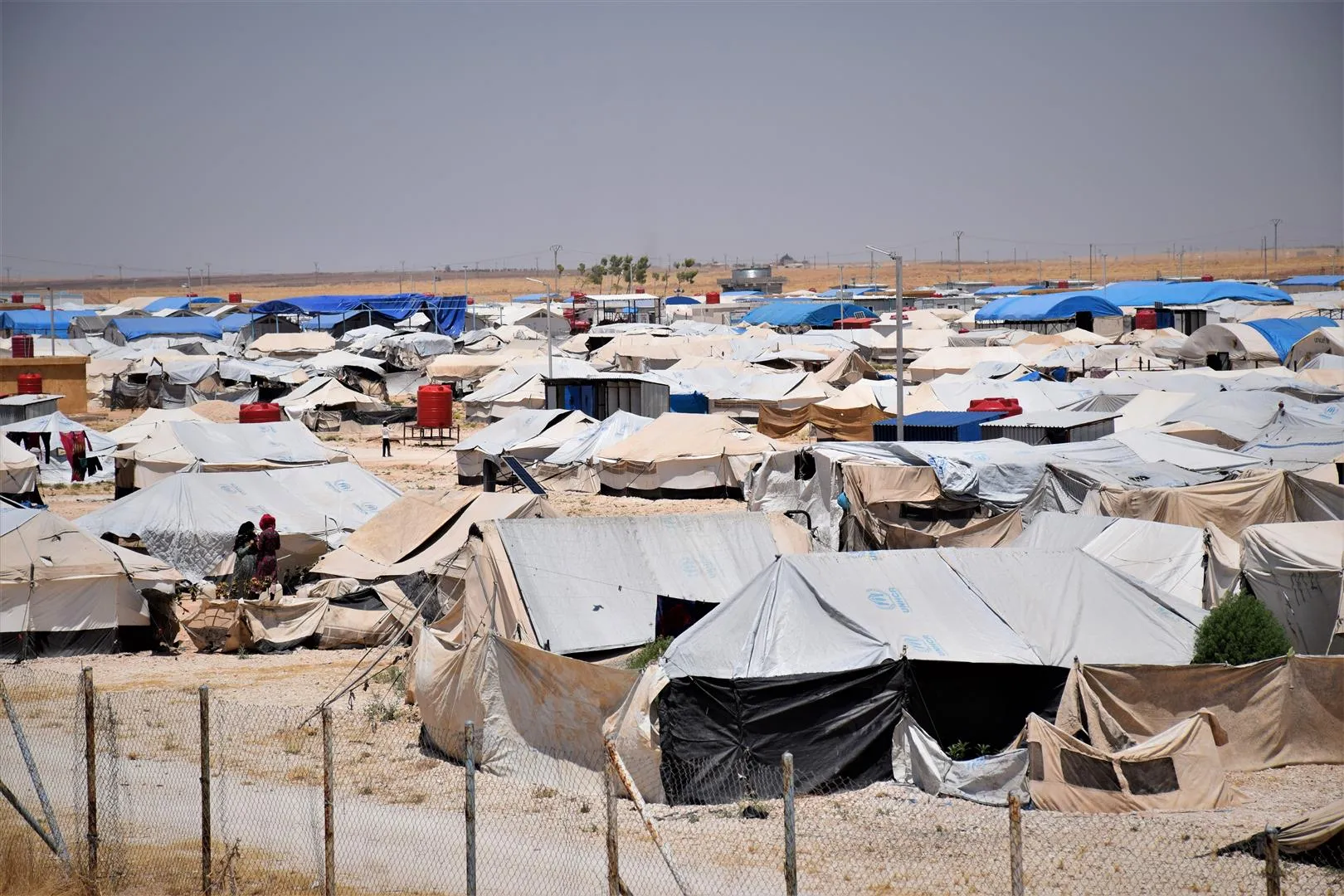 Campamento de Mebrooka... Un refugio para los desplazados de Deir ez-Zor