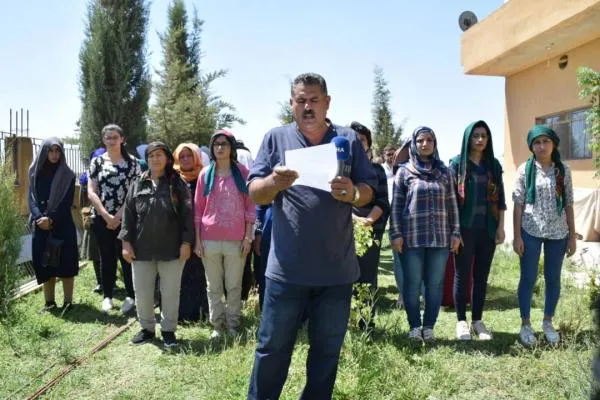 Pueblo DE Zerkan condenó los ataques turcos