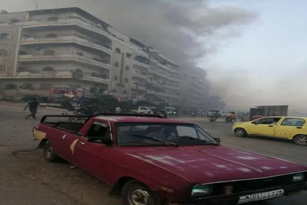 Doble bombardeo en Afrin
