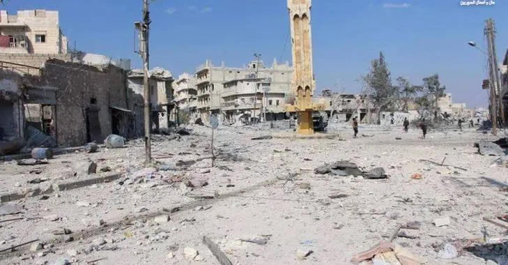 Civiles heridos en las batallas de la ciudad de al-Bab