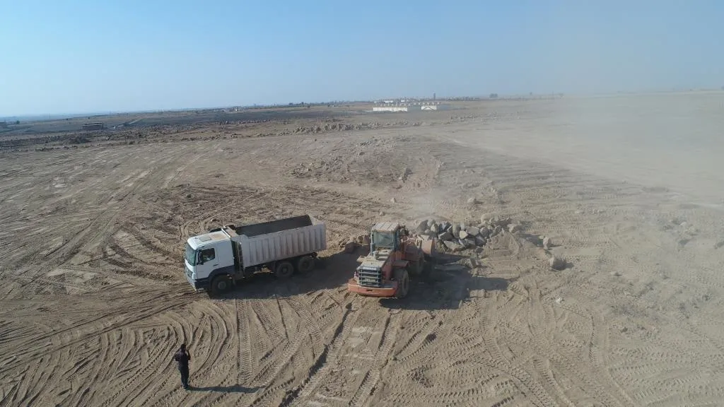 La infraestructura en el campamento WashoKani está en marcha