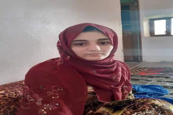 Chica yezidi encontrada en el campamento de Al-Hol