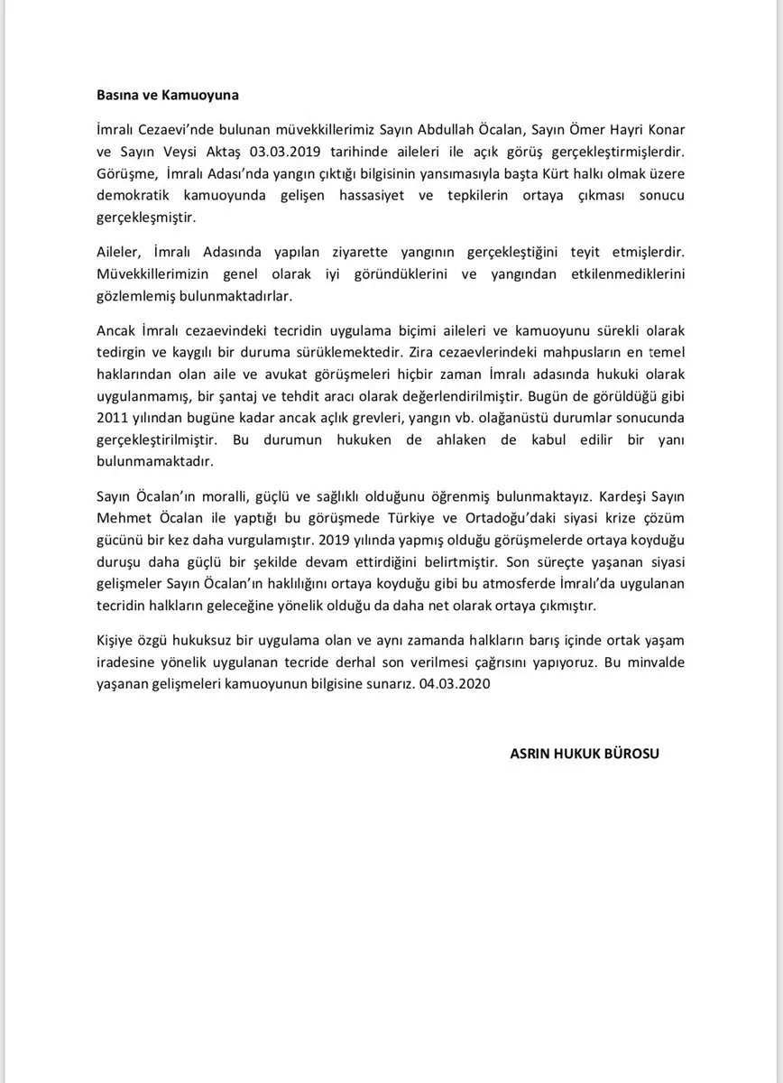 Oficina del Siglo: la buena salud de Ocalan