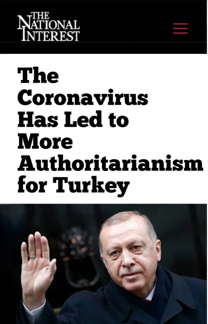 Las repercusiones de Corona aumentan la tiranía de Erdogan