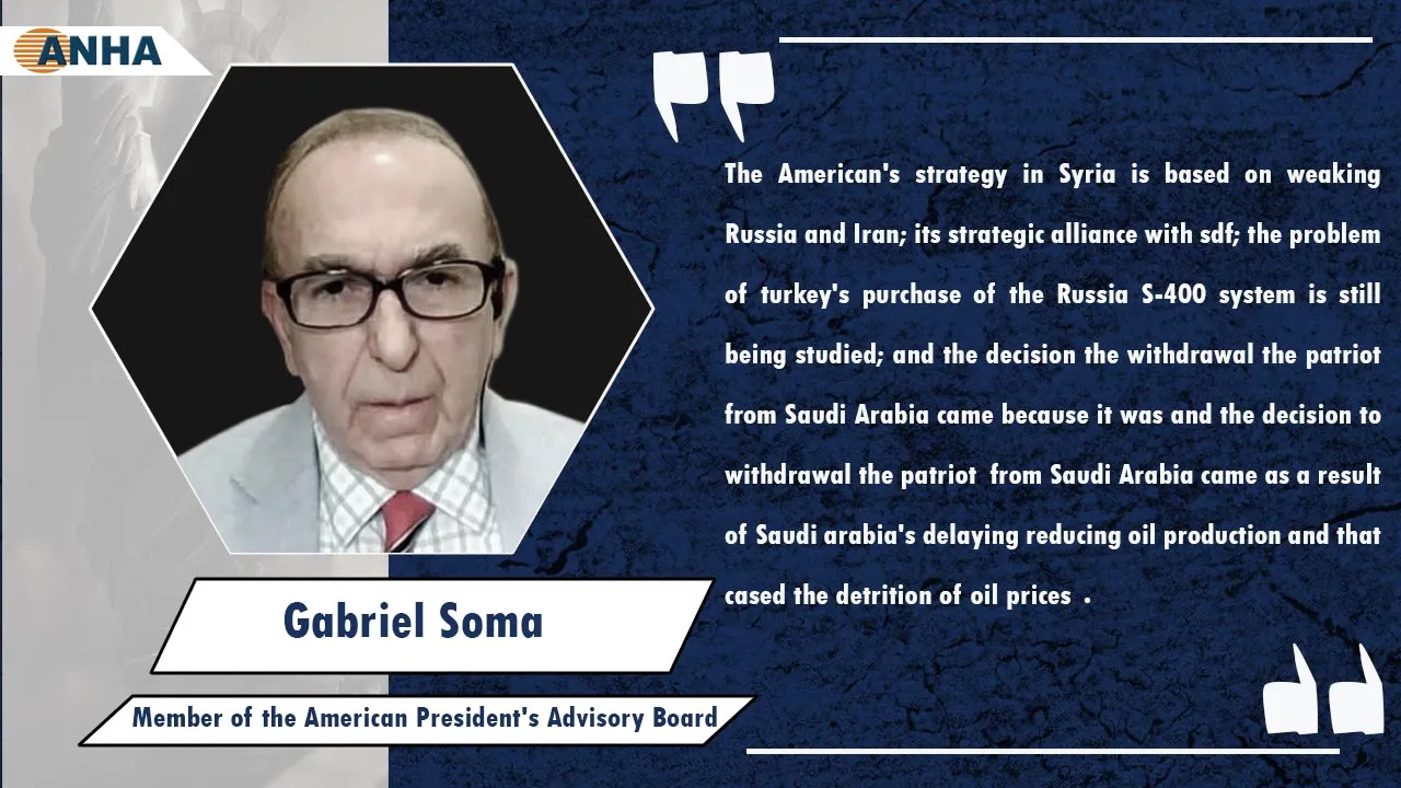 Asesor de Trump: nuestra alianza con SDF es estratégica; nuestro objetivo en Siria es debilitar a Rusia e Irán