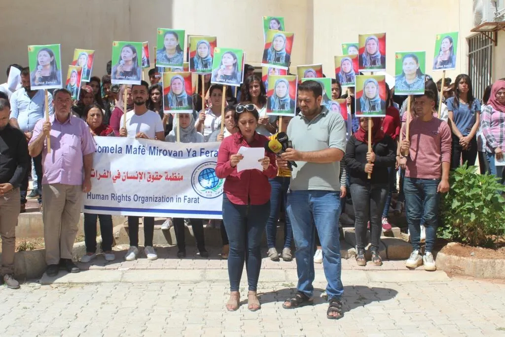 Reacciones en Kobani por el aniversario de la masacre del 25 de junio y el ataque turco contra las activistas