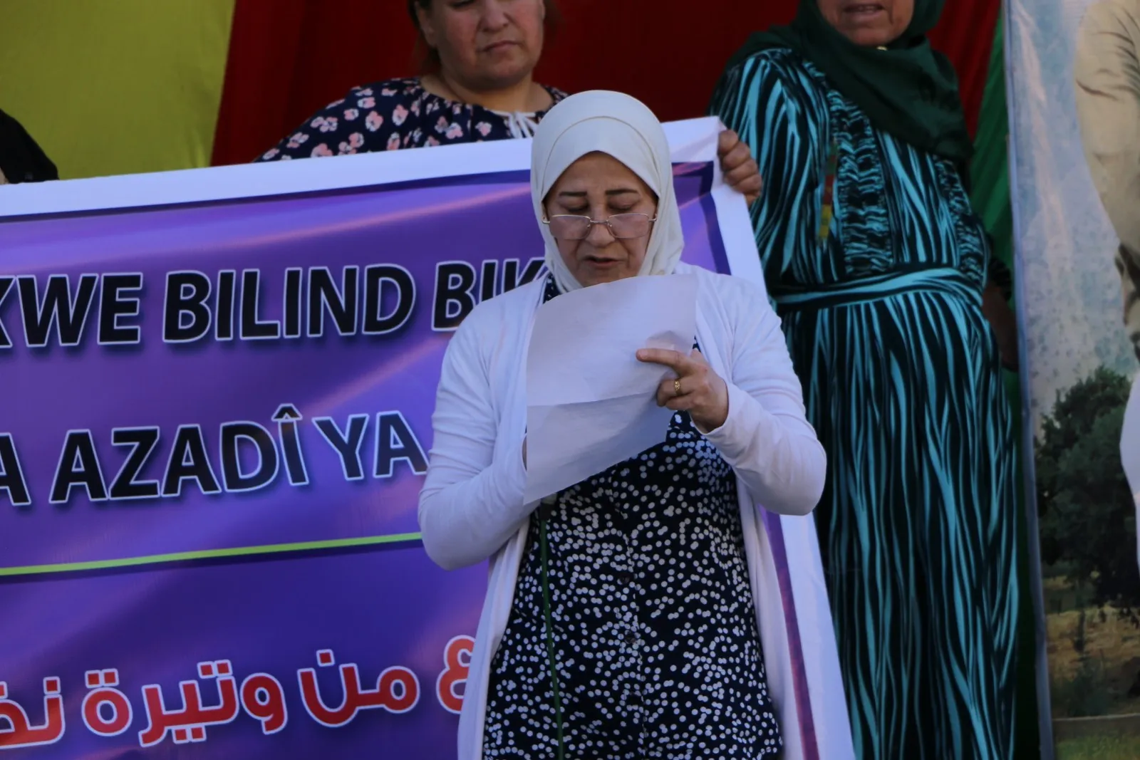 ​​​​​​​Manifestación masiva denuncia crímenes de Turquía en Afrin