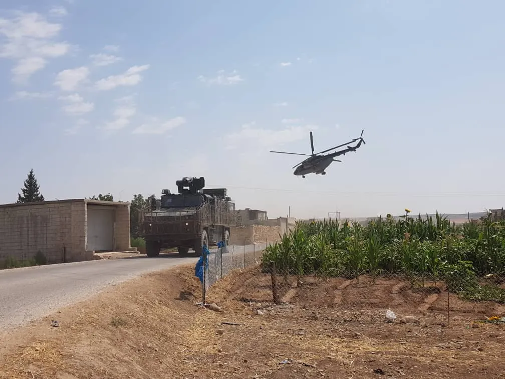 Patrulla rusa-turca al oeste de Kobani