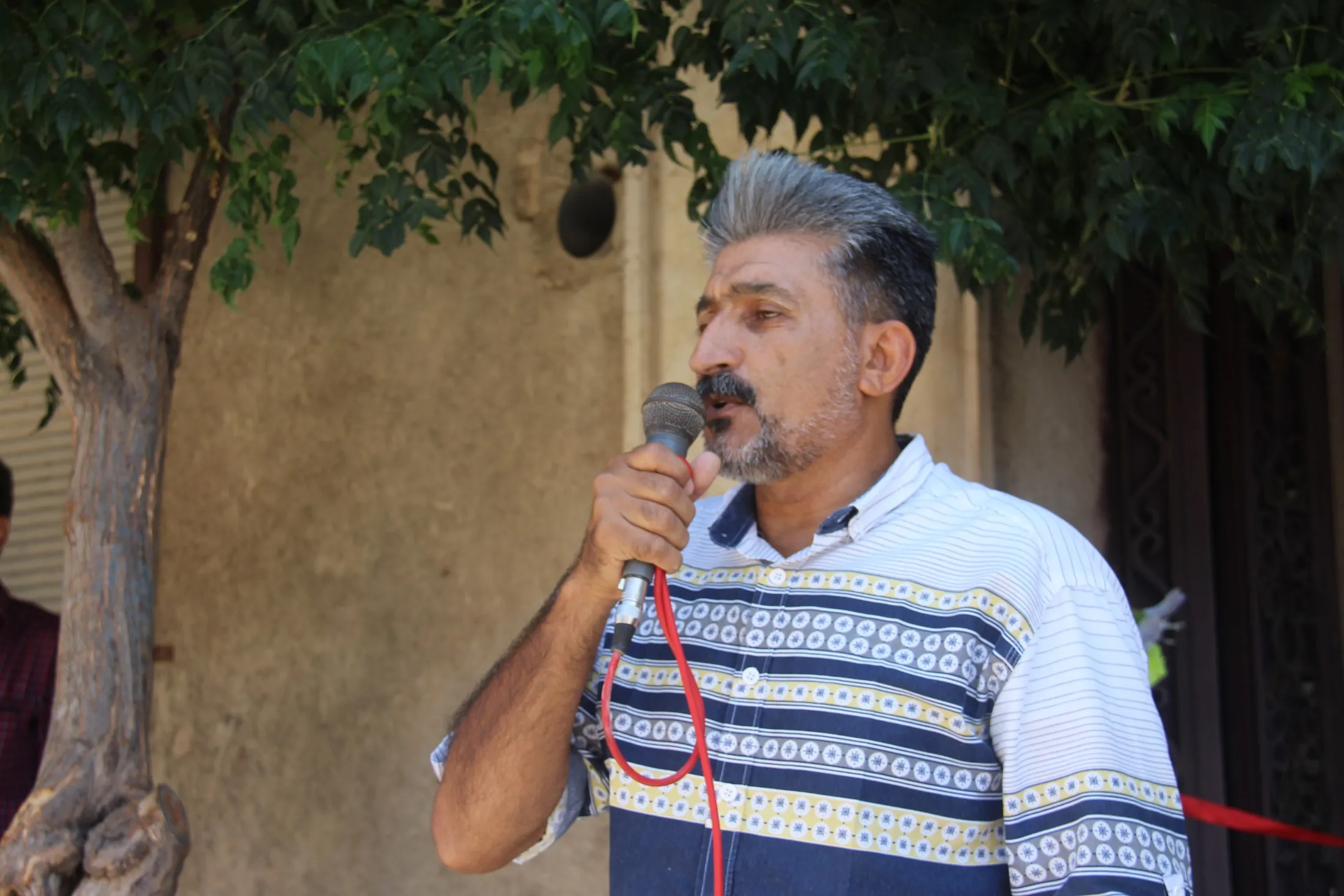 Abierto subcentro para el Consejo del Distrito de Shirawa en Burj al-Qas