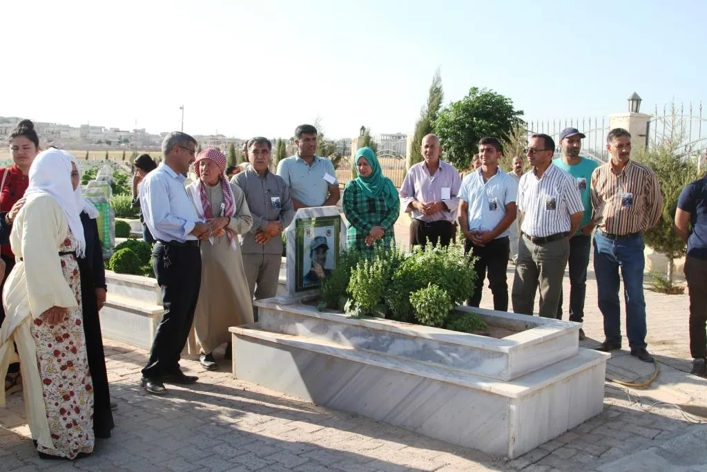 Mártir periodista Mustafa Muhammad conmemorado en Kobani