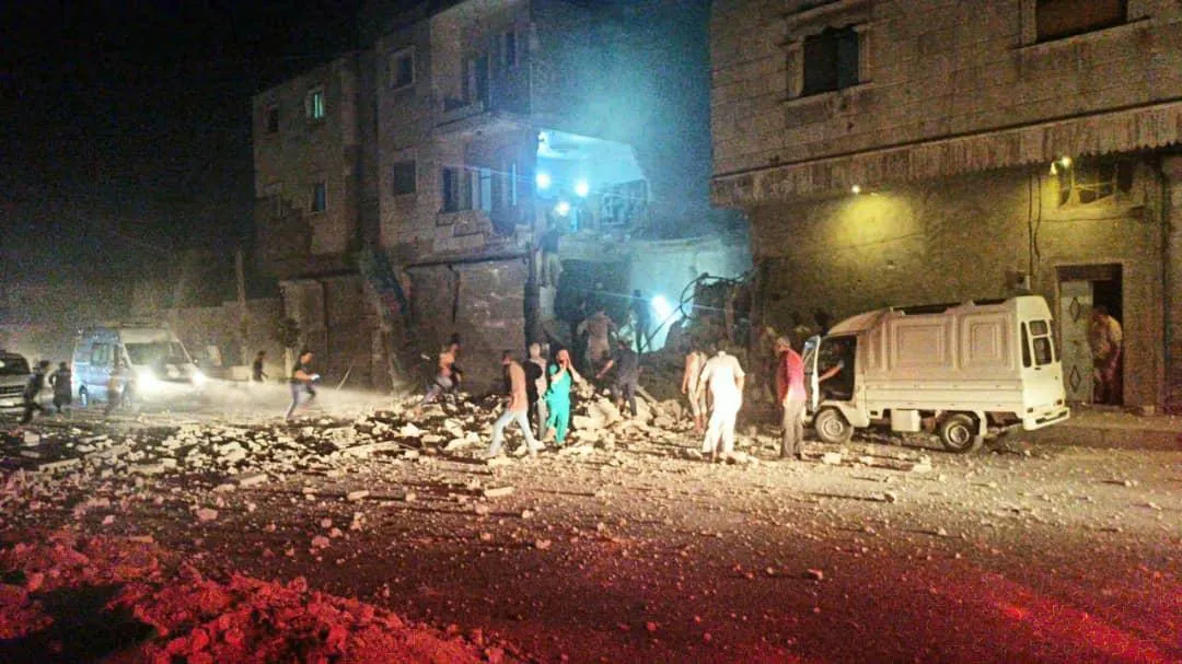Aviones desconocidos bombardearon varios sitios en la ciudad ocupada de al-Bab - ACTUALIZADO