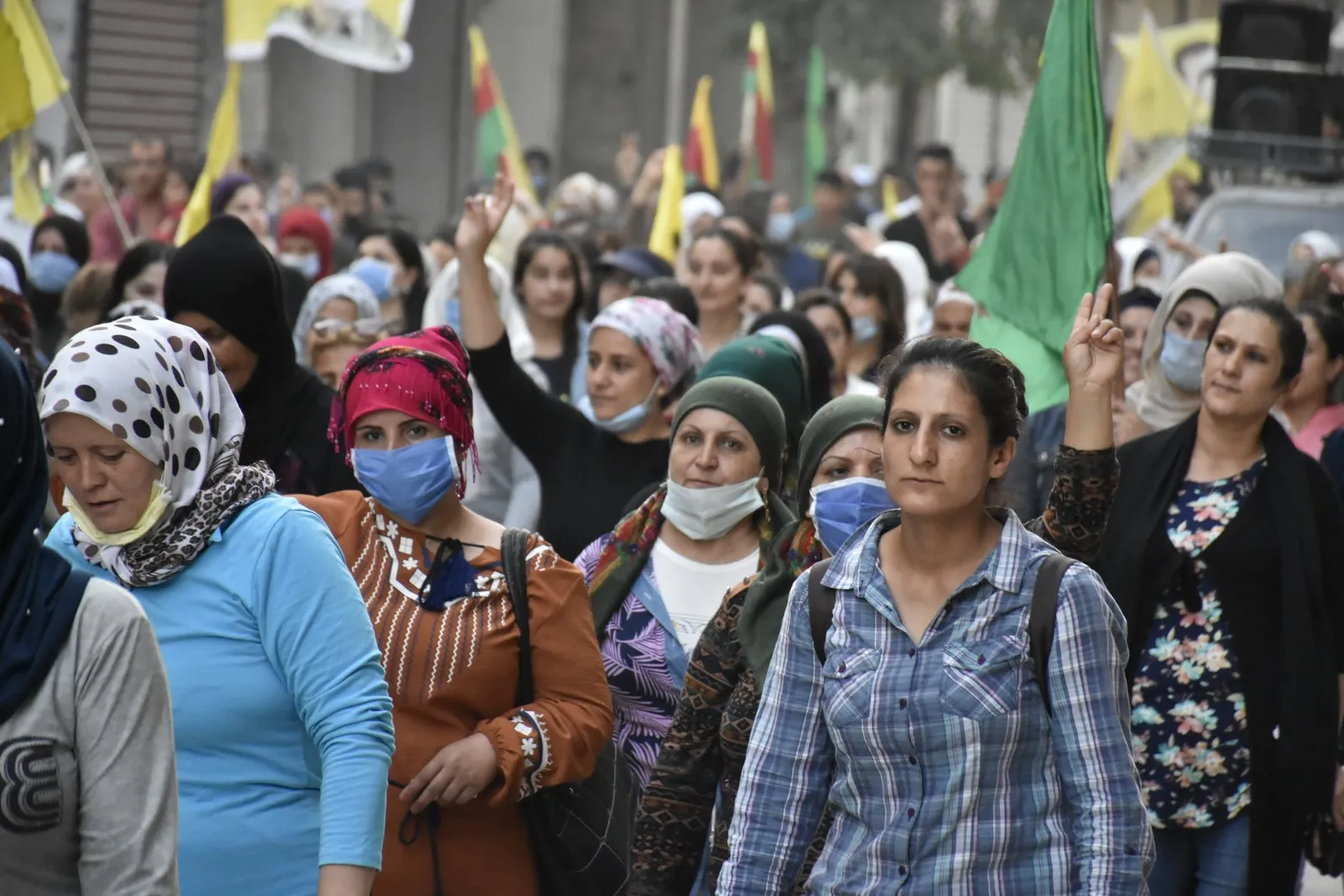 El barrio de Al-Ashrafieh de Alepo se manifiesta en solidaridad con la resistencia Haftanin