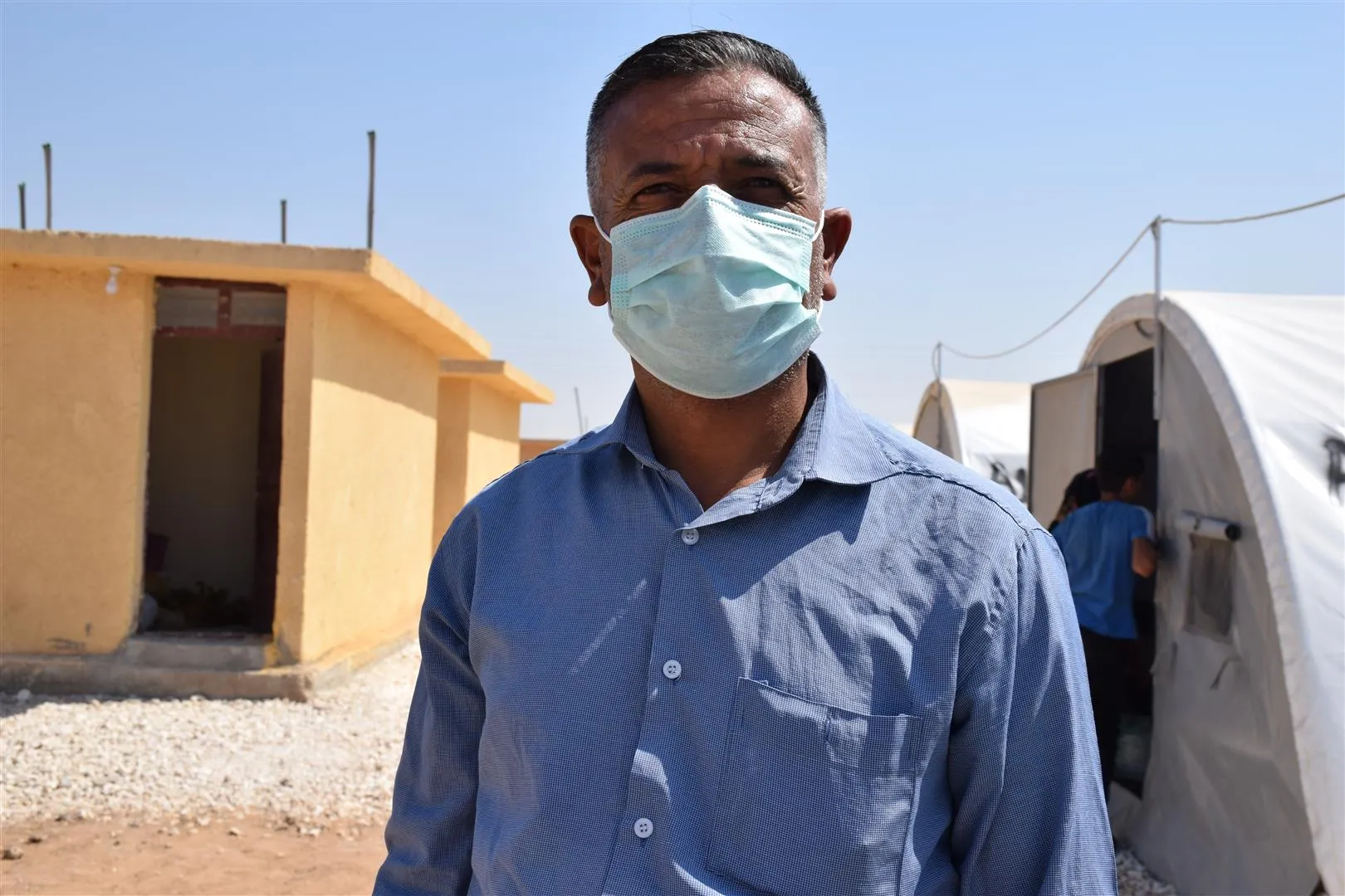 El campamento de SereKaniye recibe al primer grupo de familias desplazadas