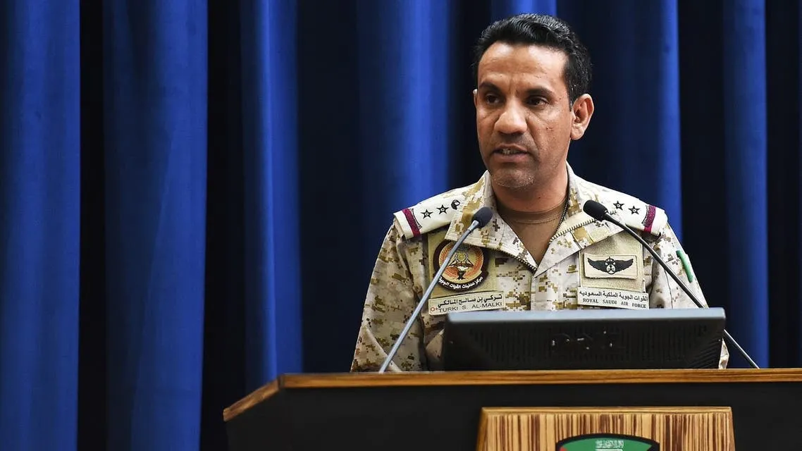 La Coalición Árabe anuncia que el drone Houthis lanzado fue interceptado y destruido