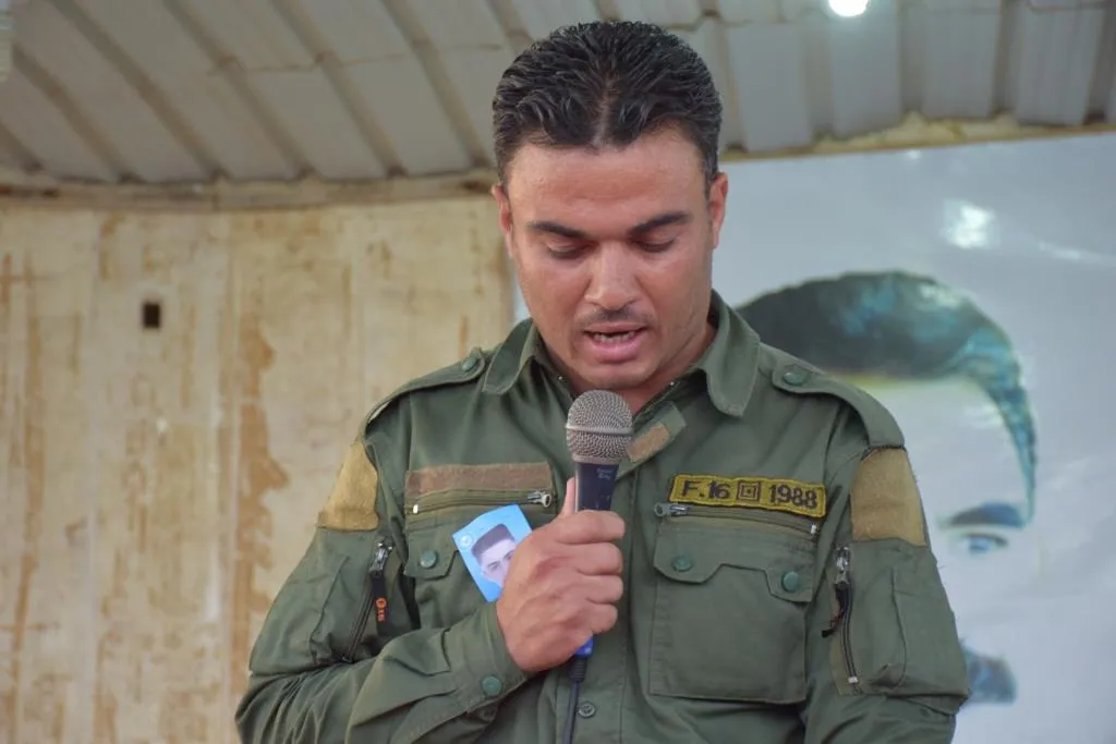 El pueblo de Al-Hasakah se despide del cadáver del mártir Tayseer al-Dalli