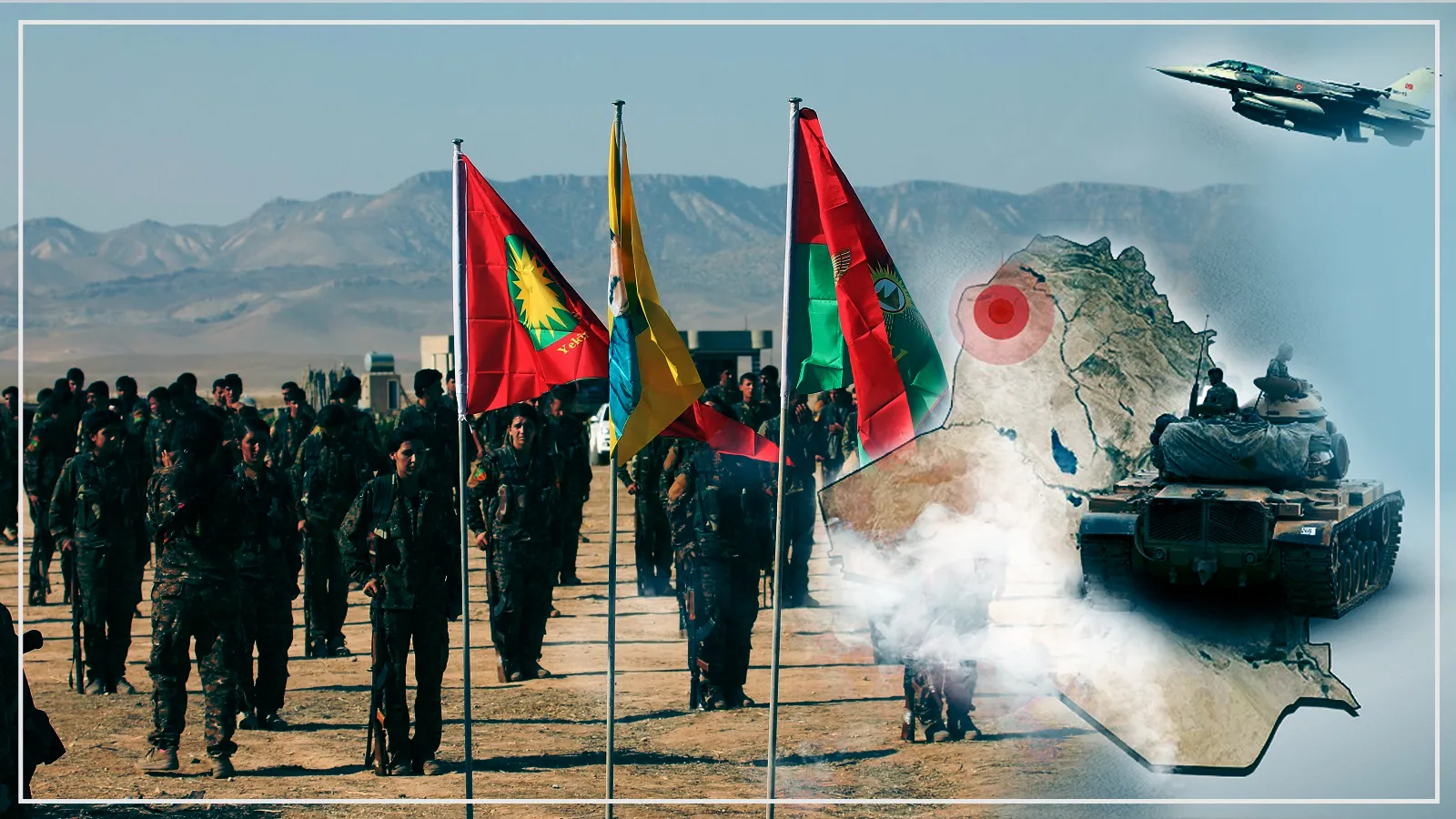 Yazidis siendo atacados nuevamente ... el esquema incluye Turquía, Irak y KDP