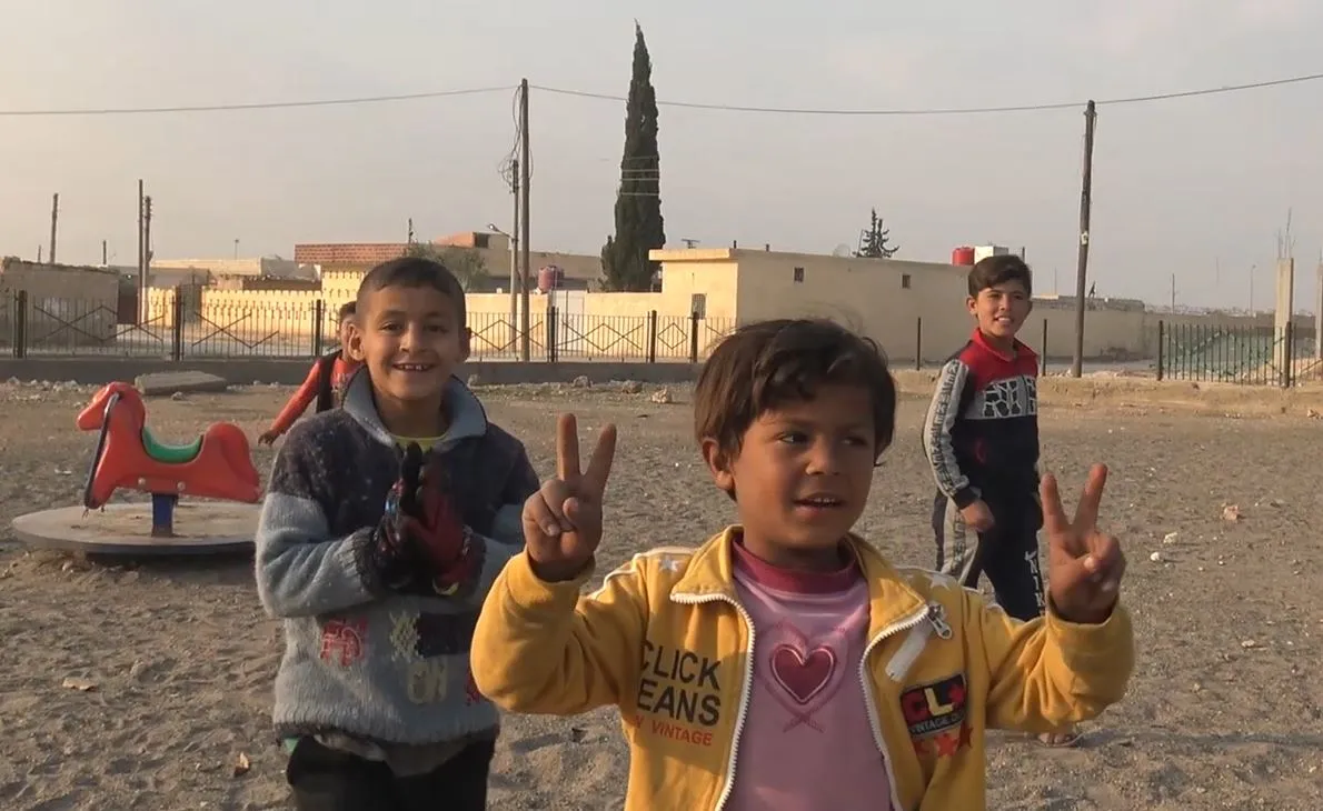 Niños de Ain Issa: queremos paz, no Turquía