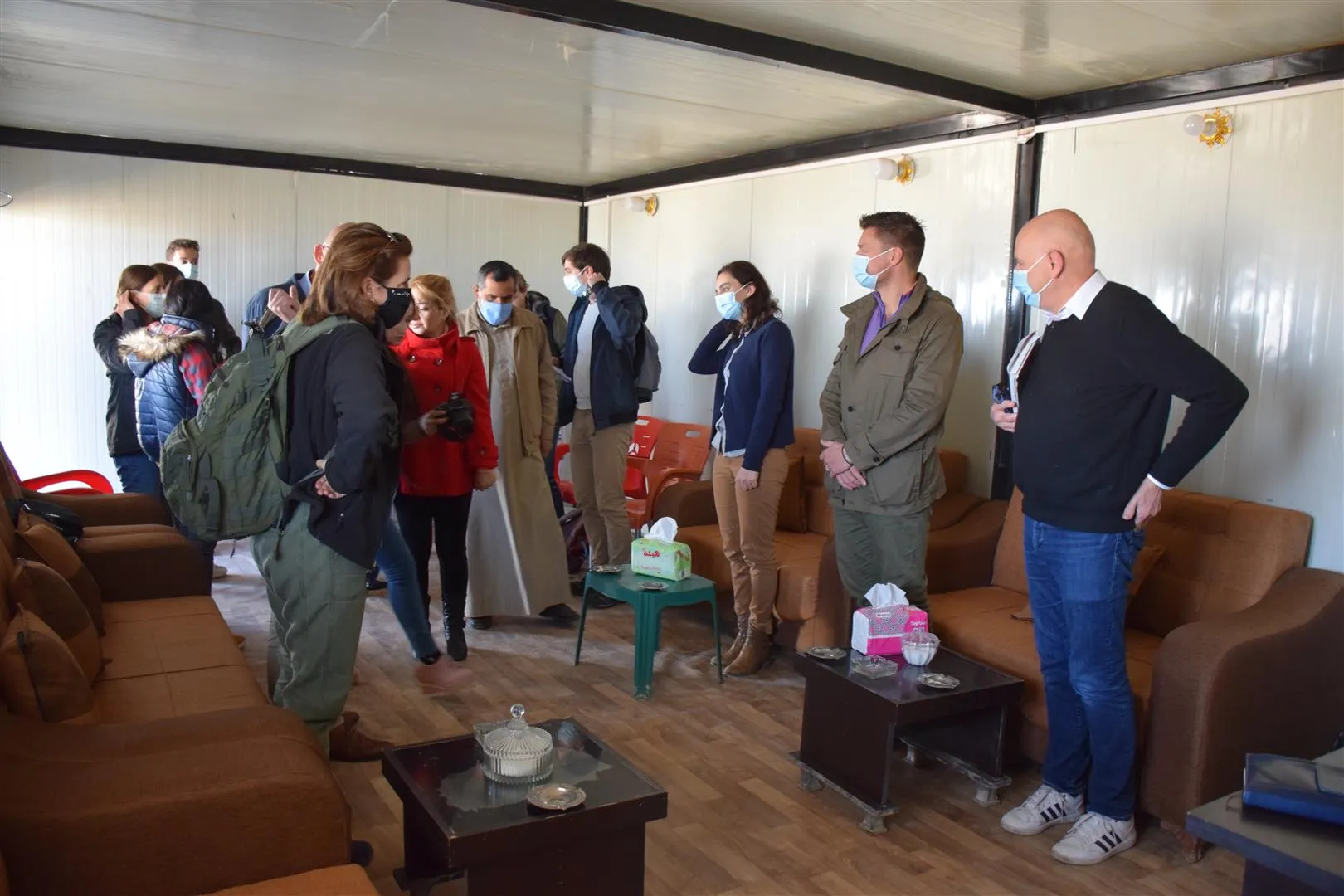 La delegación de Bélgica se compromete a prestar asistencia a los desplazados internos de Serê Kaniyê