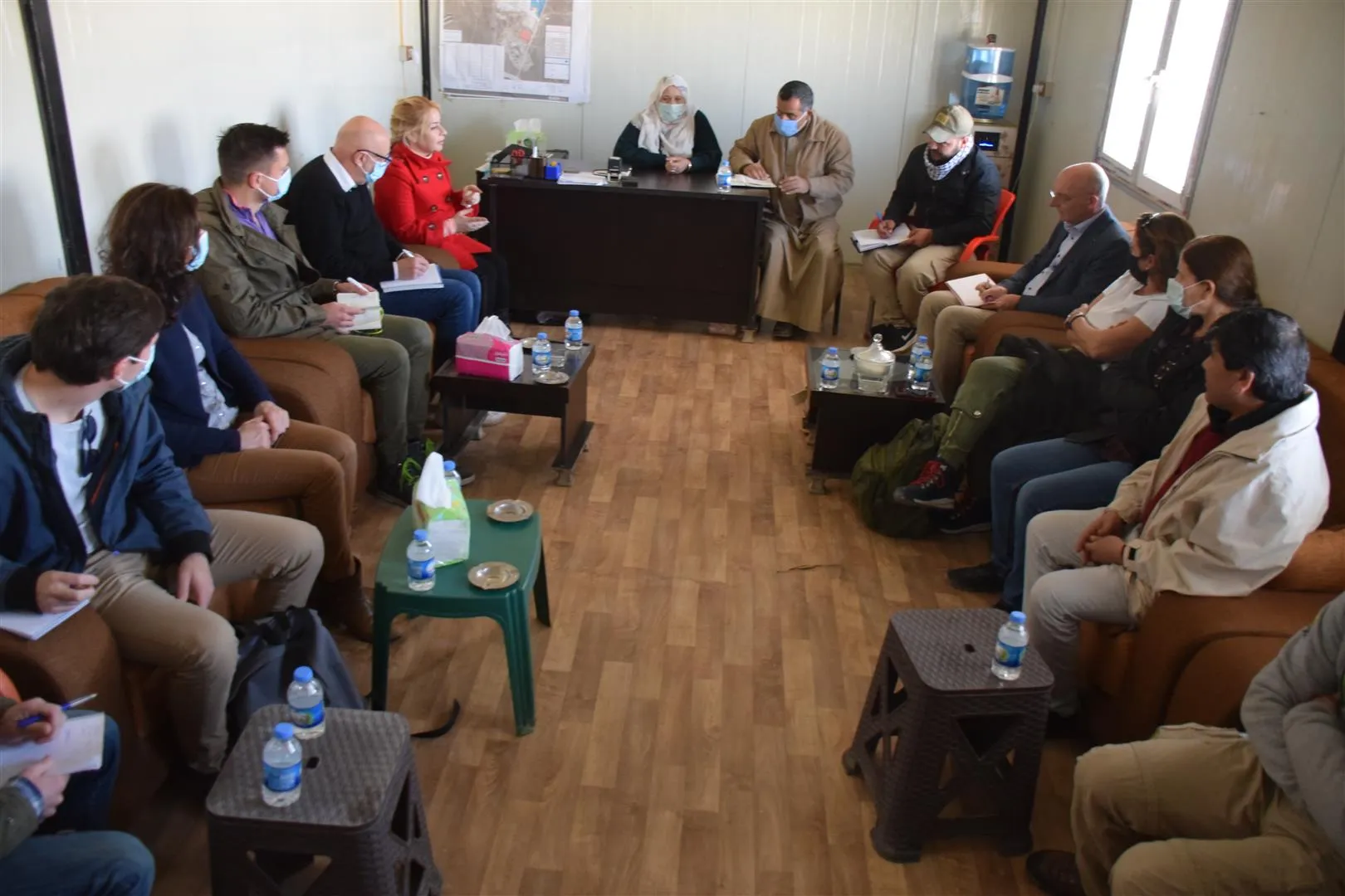 La delegación de Bélgica se compromete a prestar asistencia a los desplazados internos de Serê Kaniyê