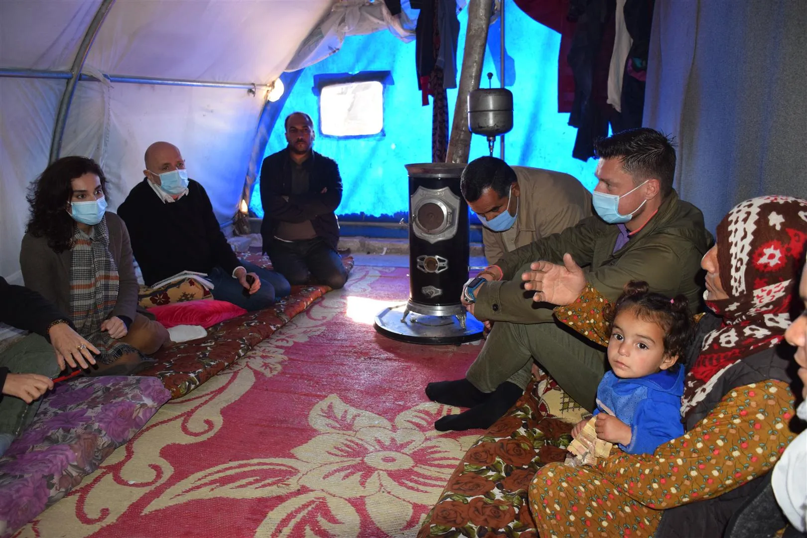 La delegación de Bélgica se compromete a prestar asistencia a los desplazados internos de Serê Kaniyê