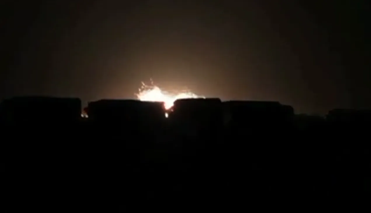 Un dron no tripulado apunta al cruce de Al-Hamran en la campiña de Jarablus