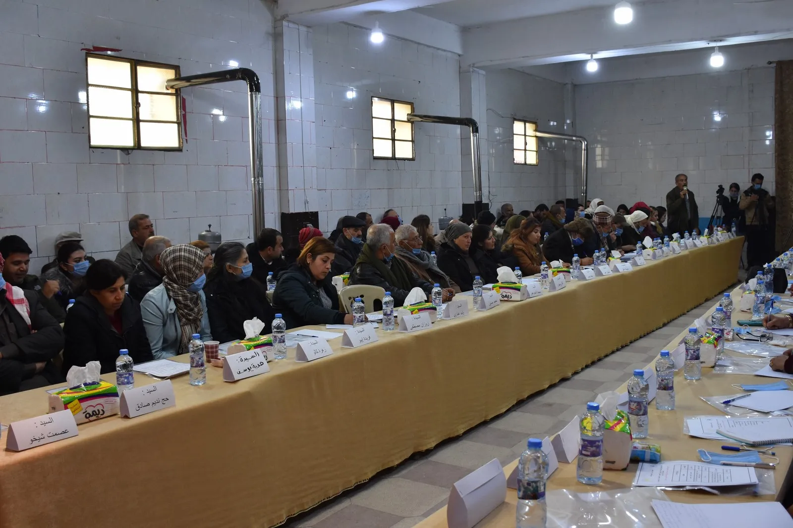 SDC finaliza su seminario en Al-Shahba, leyendo la declaración de clausura