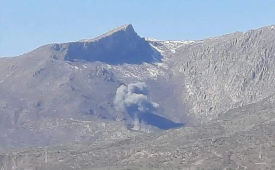 Aviones de combate turcos bombardean el monte Metina