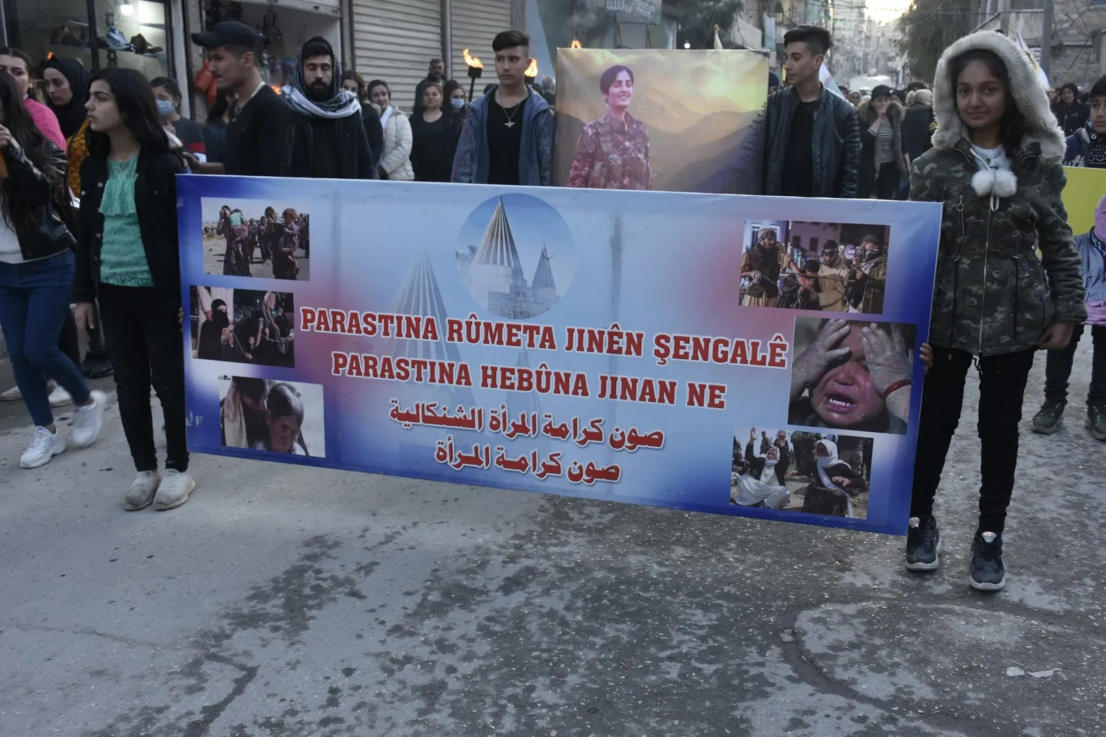 Alepo ... los yezidíes denuncian las amenazas del gobierno iraquí contra Şengal